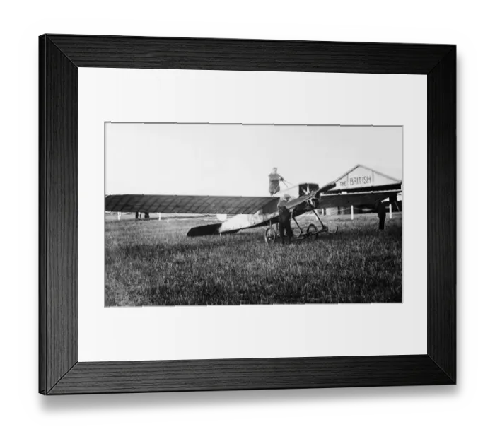 Framed Print : Bristol Prier Monoplane Parked at the Bristol Flying Sch? Framed Print : Bristol Prier Monoplane Parked at the Bristol Flying Sch?