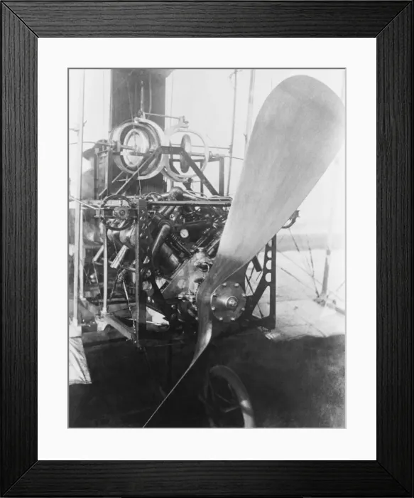 Framed Print : Close-Up of 60HP Env Aero-Engine in Ca Moreings Voisin ? Framed Print : Close-Up of 60HP Env Aero-Engine in Ca Moreings Voisin ?