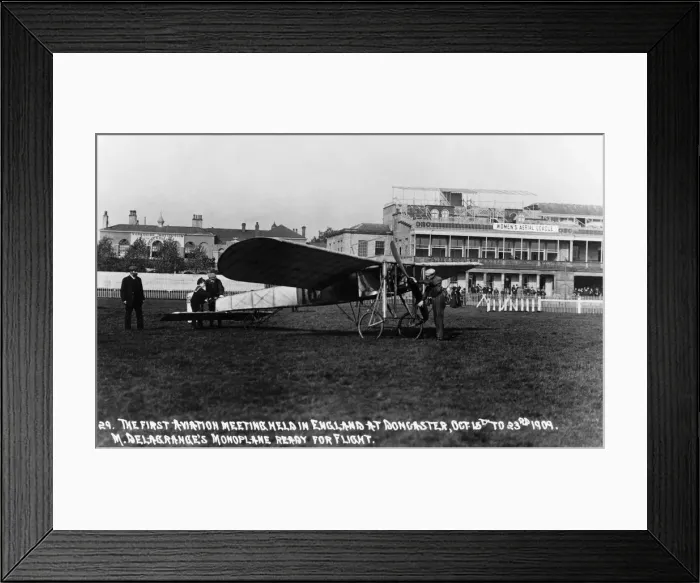 Framed Print : Mr Delagranges Bleriot XI Monoplane Ready for Flight a? Framed Print : Mr Delagranges Bleriot XI Monoplane Ready for Flight a?