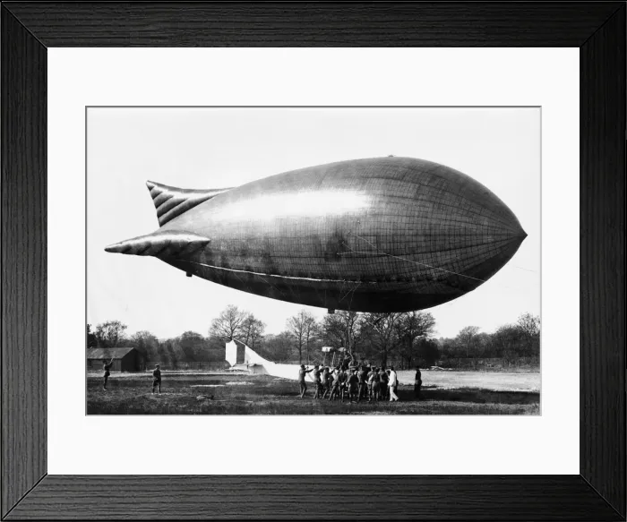 Framed Print : British Army Royal Engineers Baby Airship at Farnborou? Framed Print : British Army Royal Engineers Baby Airship at Farnborou?