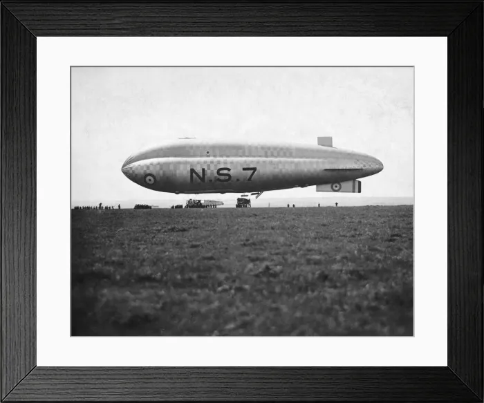 Framed Print : Ns7 North Sea 7 Airship Parked Framed Print : Ns7 North Sea 7 Airship Parked