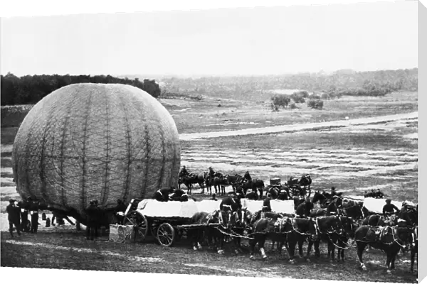 Gas-Balloon Being Filled with Hydrogen at Long Valley, A?