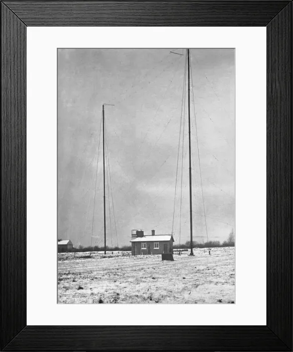 Framed Print : Capel Airship Base Radio Transmitters Framed Print : Capel Airship Base Radio Transmitters