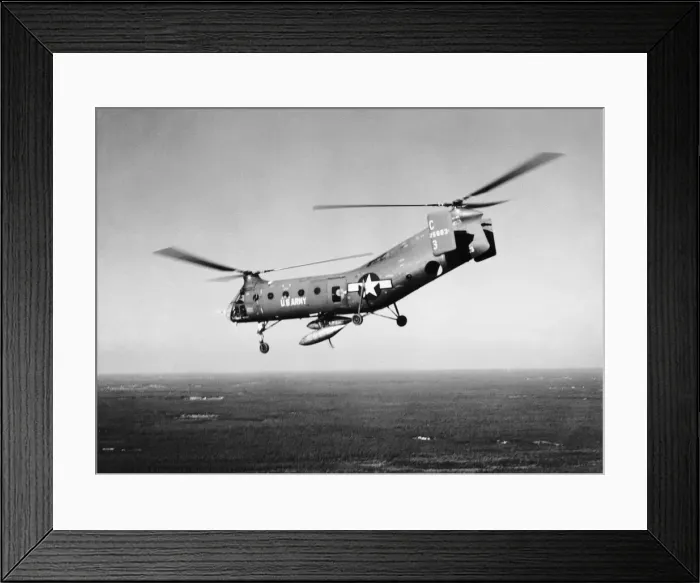 Framed Print : Piasecki H-21C CH-21C Shawnee Model 43 Framed Print : Piasecki H-21C CH-21C Shawnee Model 43