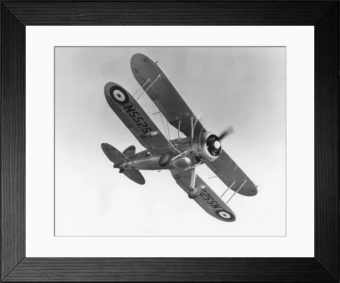 Framed Print : Gloster Sea Gladiator Framed Print : Gloster Sea Gladiator