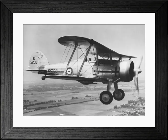 Framed Print : Gloster Gladiator SS-37 prototype Framed Print : Gloster Gladiator SS-37 prototype