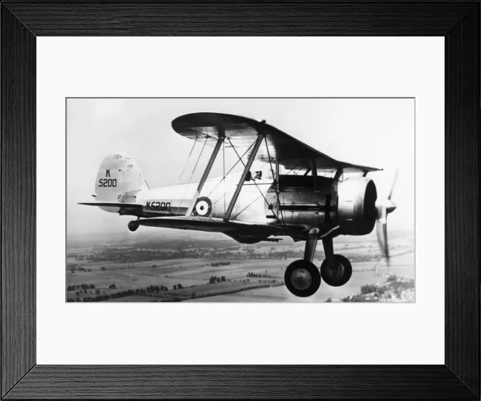 Framed Print : Gloster Gladiator SS-37 prototype Framed Print : Gloster Gladiator SS-37 prototype