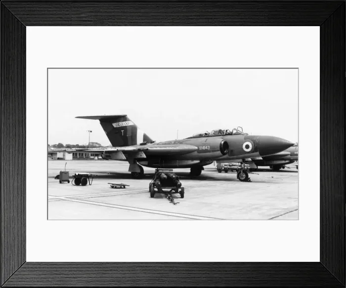 Framed Print : RAF Squadron Gloster Javelin Based at Duxford in 1950S Framed Print : RAF Squadron Gloster Javelin Based at Duxford in 1950S