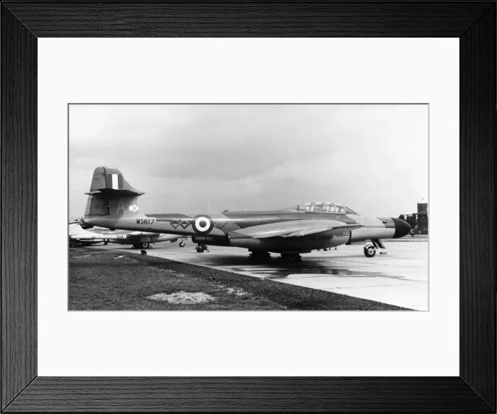 Framed Print : RAF Squadron Gloster Meteor Based at Duxford in 1950S Framed Print : RAF Squadron Gloster Meteor Based at Duxford in 1950S