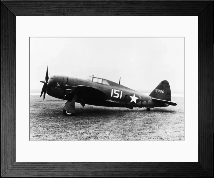 Framed Print : Republic P-47 Thunderbolt