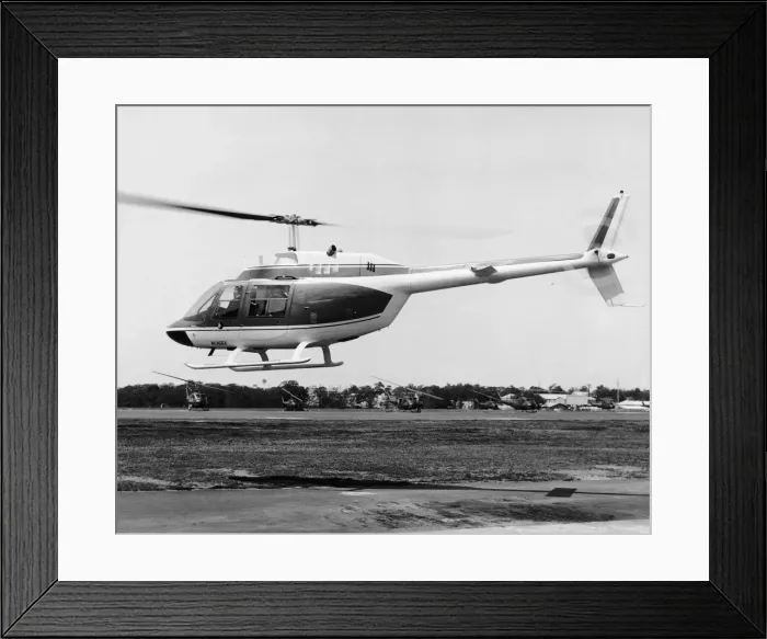 Framed Print : Bell 206A Jet Ranger Framed Print : Bell 206A Jet Ranger