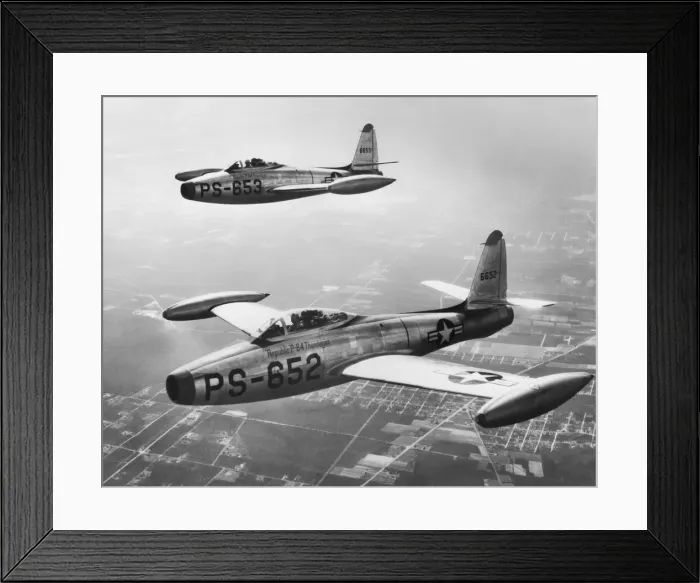 Framed Print : Republic F-84 Thunderjet Framed Print : Republic F-84 Thunderjet