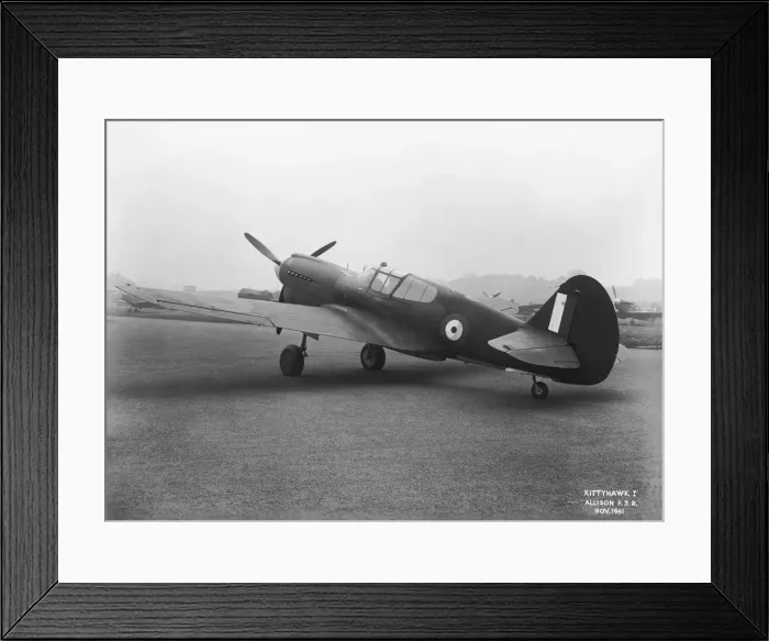 Framed Print : Curtiss P-40 Warhawk