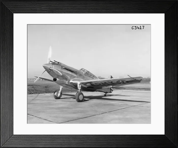 Framed Print : Curtiss P-40 Warhawk