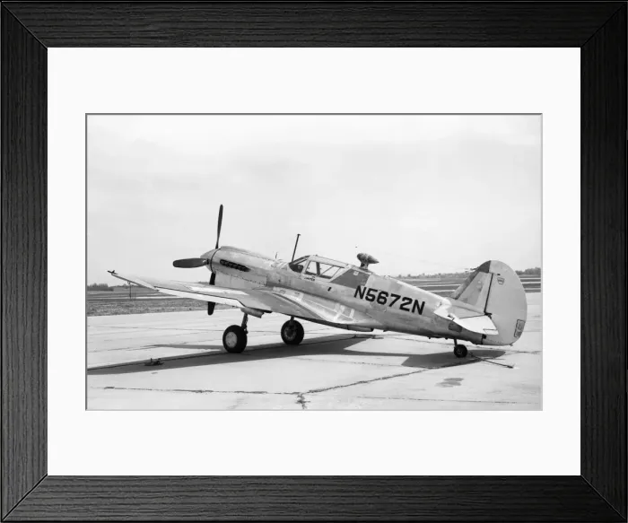 Framed Print : Curtiss P-40 Warhawk