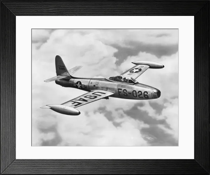 Framed Print : Republic F-84 Thunderjet Framed Print : Republic F-84 Thunderjet