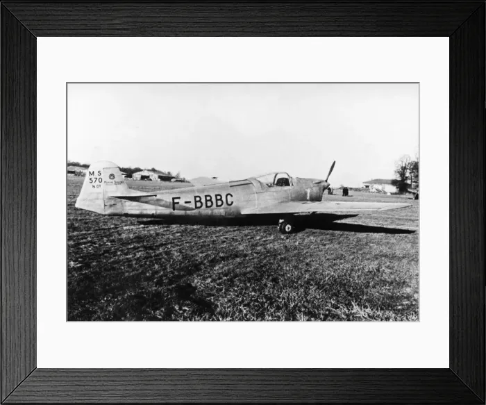 Framed Print : Morane-Soulnier Ms-570 No-1 Prototype Parked Framed Print : Morane-Soulnier Ms-570 No-1 Prototype Parked