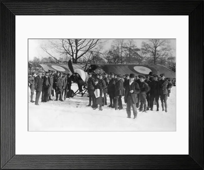 Framed Print : Morane-Soulnier Type L Parasol During WW1 Parked on Snow? Framed Print : Morane-Soulnier Type L Parasol During WW1 Parked on Snow?
