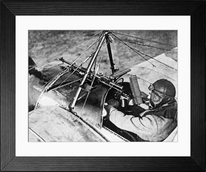 Framed Print : Morane-Soulnier Ms-5 Type N Bullet with Cockpit Mounted ?