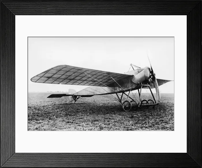 Framed Print : Morane-Soulnier Monoplane on March 1912 Parked Framed Print : Morane-Soulnier Monoplane on March 1912 Parked