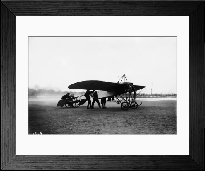 Framed Print : Jules Vedrines before Taking-Off in a Morane-Soulnier Mo? Framed Print : Jules Vedrines before Taking-Off in a Morane-Soulnier Mo?