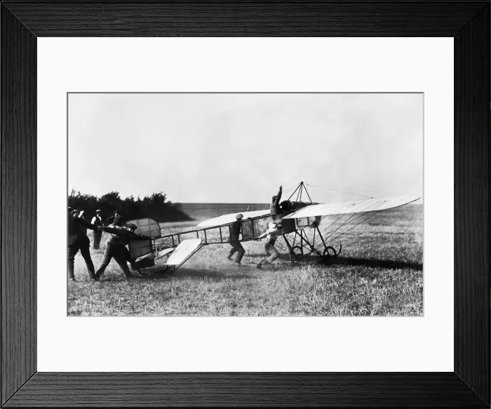 Framed Print : Morane-Soulnier Type a Monoplane Reparing for Take-Off Framed Print : Morane-Soulnier Type a Monoplane Reparing for Take-Off