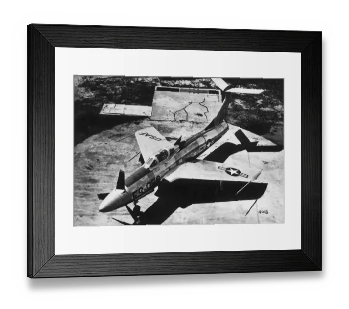 Framed Print : Republic XF-84H Thunderscreech prototype Framed Print : Republic XF-84H Thunderscreech prototype