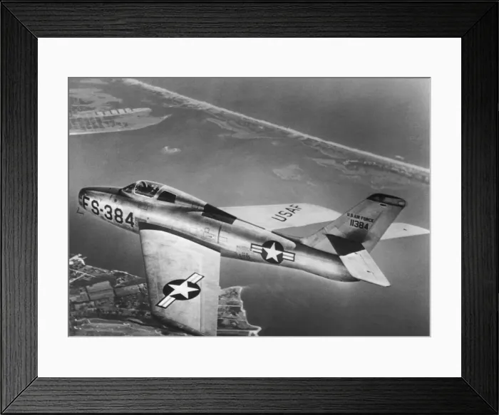 Framed Print : Republic F-84 Thunderstreak