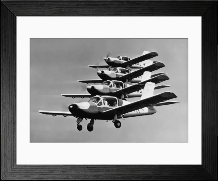 Framed Print : Socata / Morane-Soulnier Ms-880 Rallyes flying in formation Framed Print : Socata / Morane-Soulnier Ms-880 Rallyes flying in formation