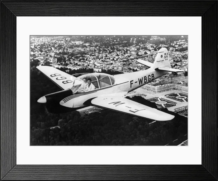 Framed Print : Morane-Soulnier Ms-571 No-1 Prptotype Flying over Paris Framed Print : Morane-Soulnier Ms-571 No-1 Prptotype Flying over Paris