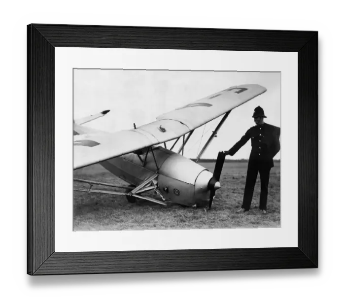 Framed Print : British Policeman by Morane-Soulnier Ms-140 Series Paras? Framed Print : British Policeman by Morane-Soulnier Ms-140 Series Paras?