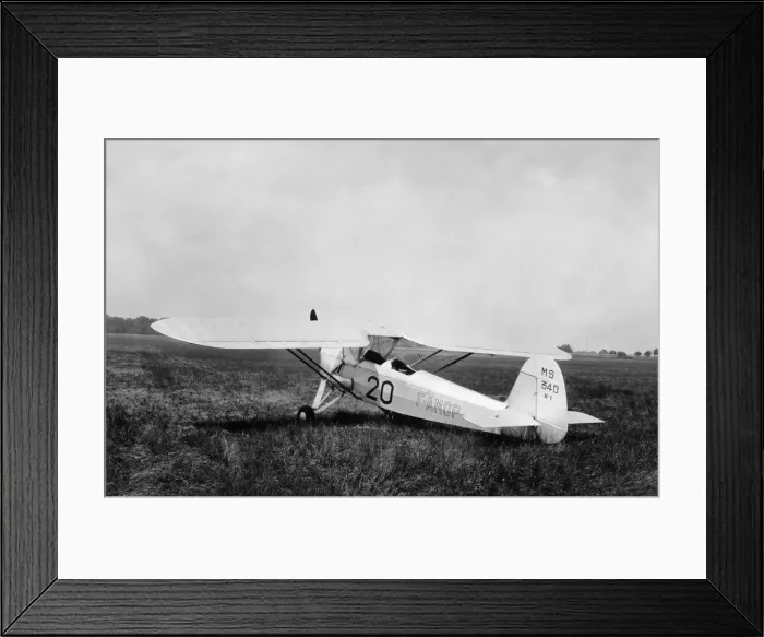 Framed Print : Morane-Soulnier Ms-340 No-1 Prototype Parked Framed Print : Morane-Soulnier Ms-340 No-1 Prototype Parked