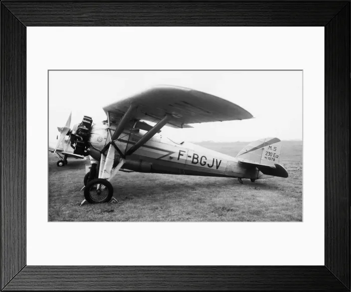 Framed Print : Morane-Soulnier Ms-230E12 No-1078 Parked Framed Print : Morane-Soulnier Ms-230E12 No-1078 Parked