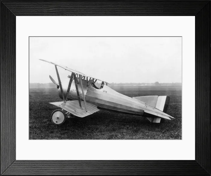 Framed Print : Morane-Soulnier Ms-37 Type Af Biplane Parked with a 120H? Framed Print : Morane-Soulnier Ms-37 Type Af Biplane Parked with a 120H?