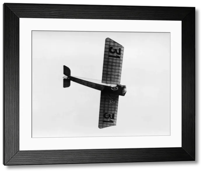 Framed Print : Gilbert Flying in a Morane-Soulnier Monoplane Framed Print : Gilbert Flying in a Morane-Soulnier Monoplane