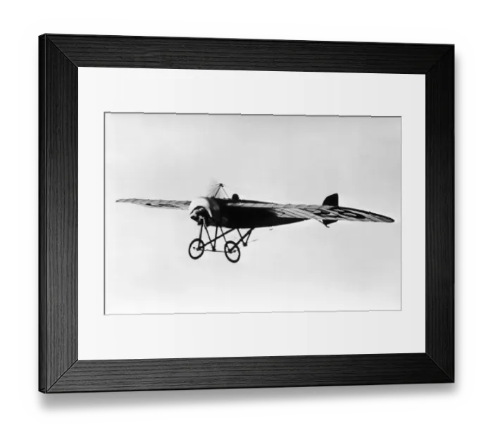 Framed Print : Legagneux Flying a Morane-Soulnier Monoplane in 1913 Framed Print : Legagneux Flying a Morane-Soulnier Monoplane in 1913