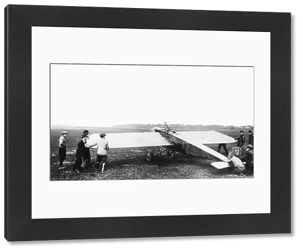 Morane-Soulnier Type G Monoplane Preparing for Take-Off