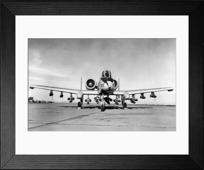 Framed Print : Fairchild YA-10A Thunderbolt II / 2 Framed Print : Fairchild YA-10A Thunderbolt II / 2