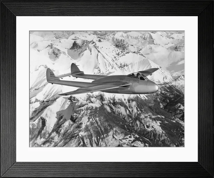 Framed Print : de Havilland DH-100 Vampire Framed Print : de Havilland DH-100 Vampire
