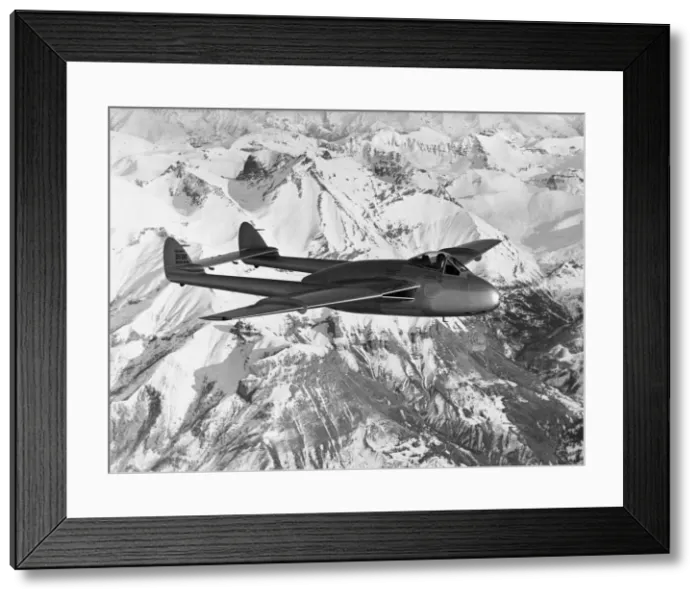 Framed Print : de Havilland DH-115 Sud Est Mistral / Vampire Framed Print : de Havilland DH-115 Sud Est Mistral / Vampire