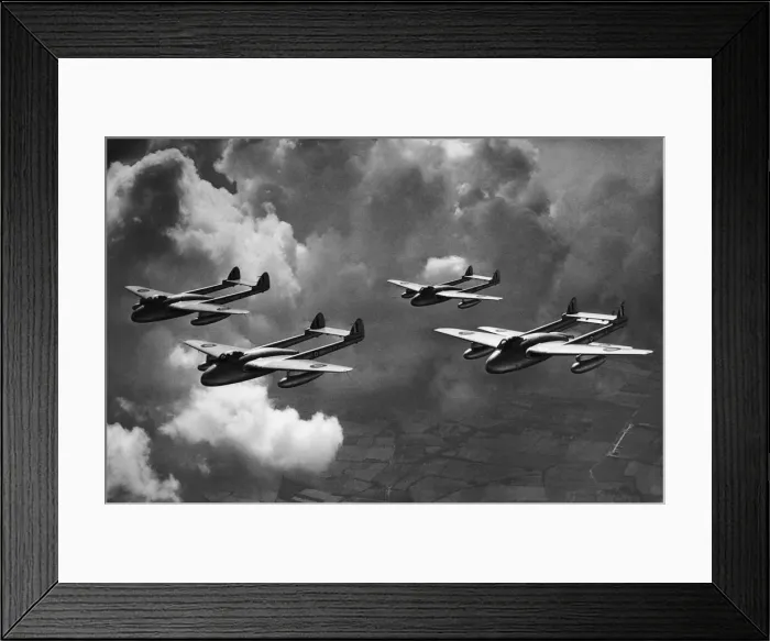 Framed Print : de Havilland DH-100 Vampire F-3 Framed Print : de Havilland DH-100 Vampire F-3