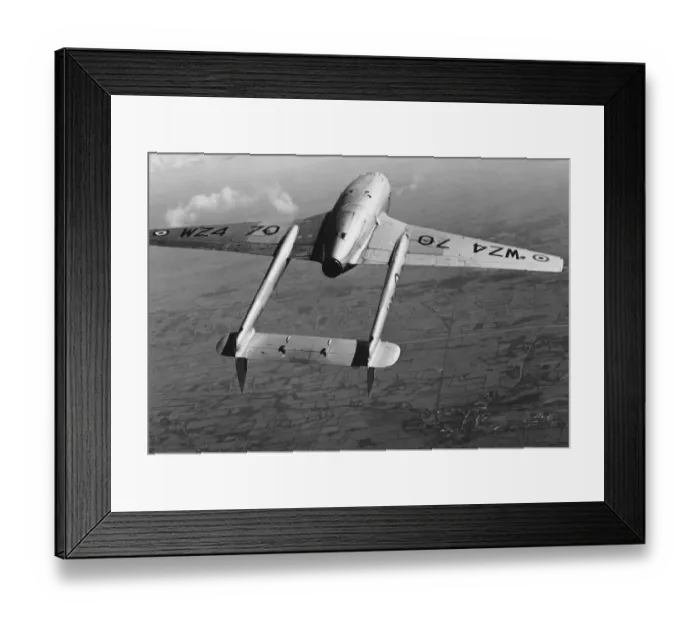 Framed Print : de Havilland DH-115 Vampire T-11 Framed Print : de Havilland DH-115 Vampire T-11