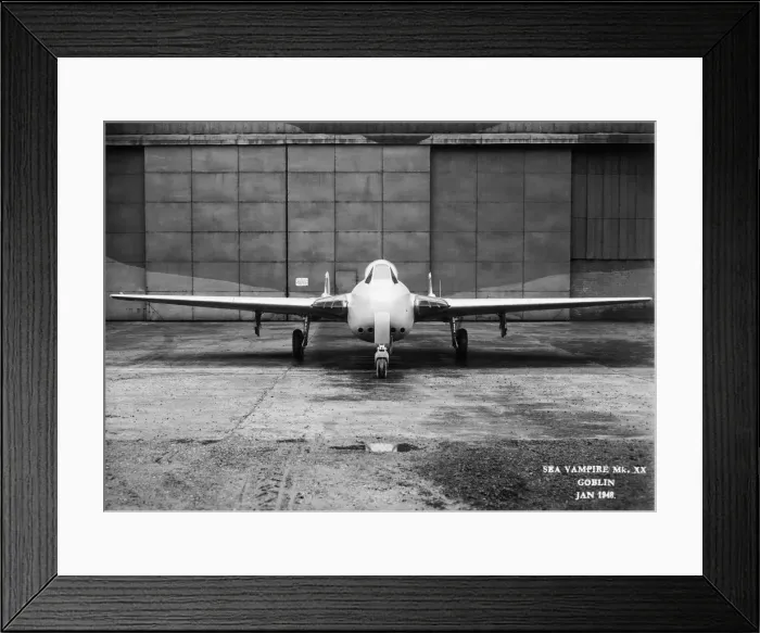 Framed Print : de Havilland DH-115 Sea Vampire F-20 Framed Print : de Havilland DH-115 Sea Vampire F-20