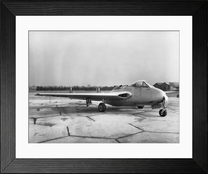 Framed Print : de Havilland DH-115 Vampire FB-51 Framed Print : de Havilland DH-115 Vampire FB-51