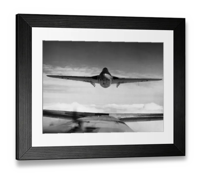 Framed Print : de Havilland DH-100 Vampire Framed Print : de Havilland DH-100 Vampire