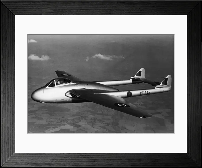 Framed Print : de Havilland DH-100 Vampire Framed Print : de Havilland DH-100 Vampire