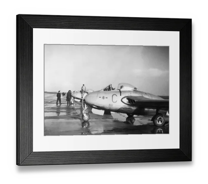 Framed Print : de Havilland DH-100 Vampire Framed Print : de Havilland DH-100 Vampire