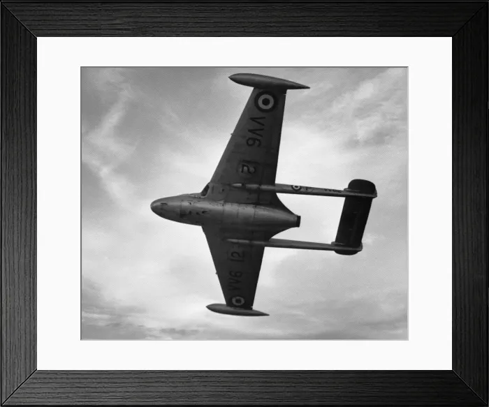 Framed Print : de Havilland DH-100 Vampire Framed Print : de Havilland DH-100 Vampire
