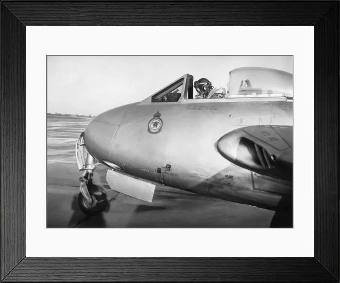 Framed Print : de Havilland DH-100 Vampire Framed Print : de Havilland DH-100 Vampire