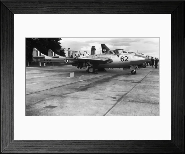 Framed Print : de Havilland DH-115 Vampire T-11 Framed Print : de Havilland DH-115 Vampire T-11